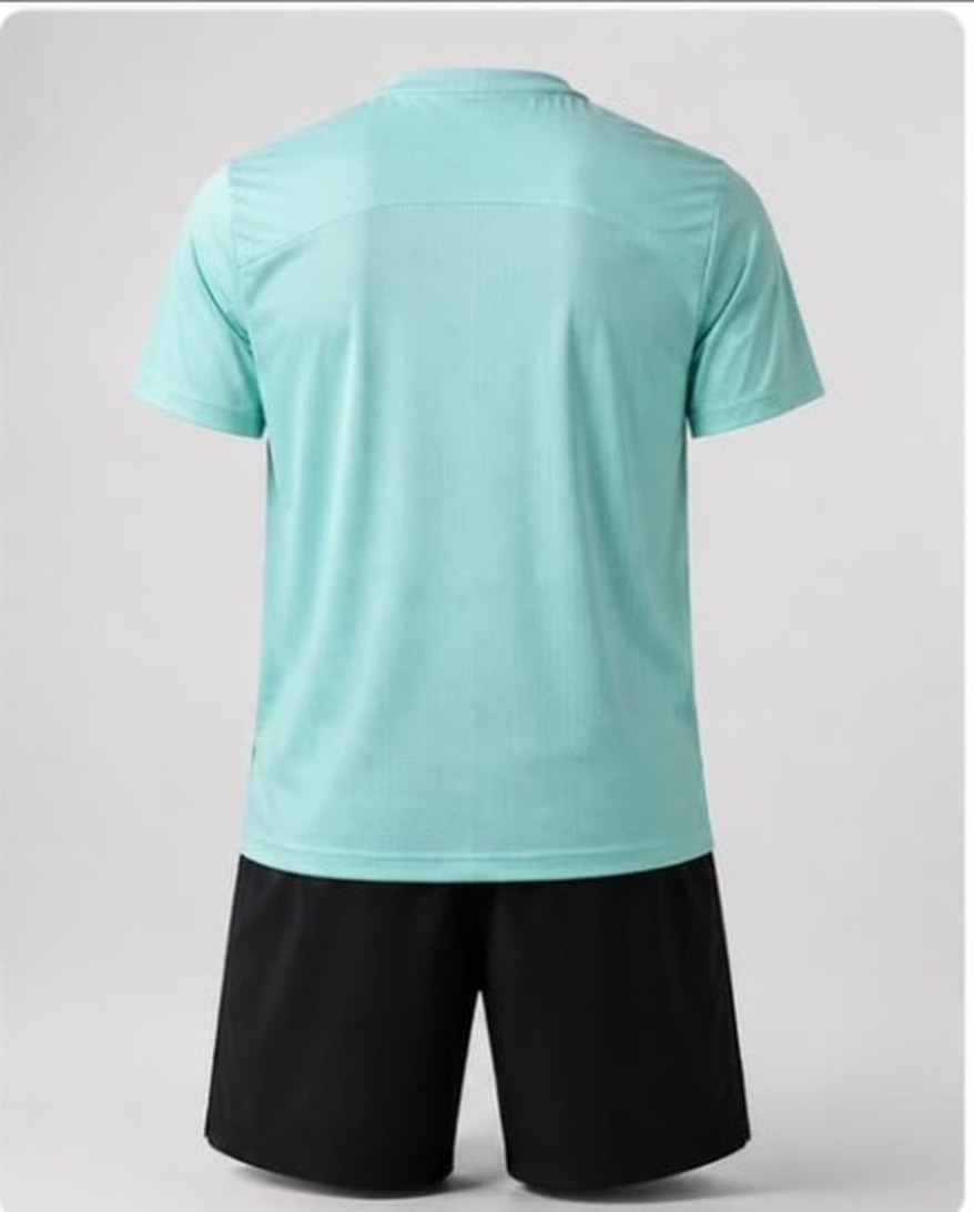 Moderate Noir Set 01 mint tee, back view